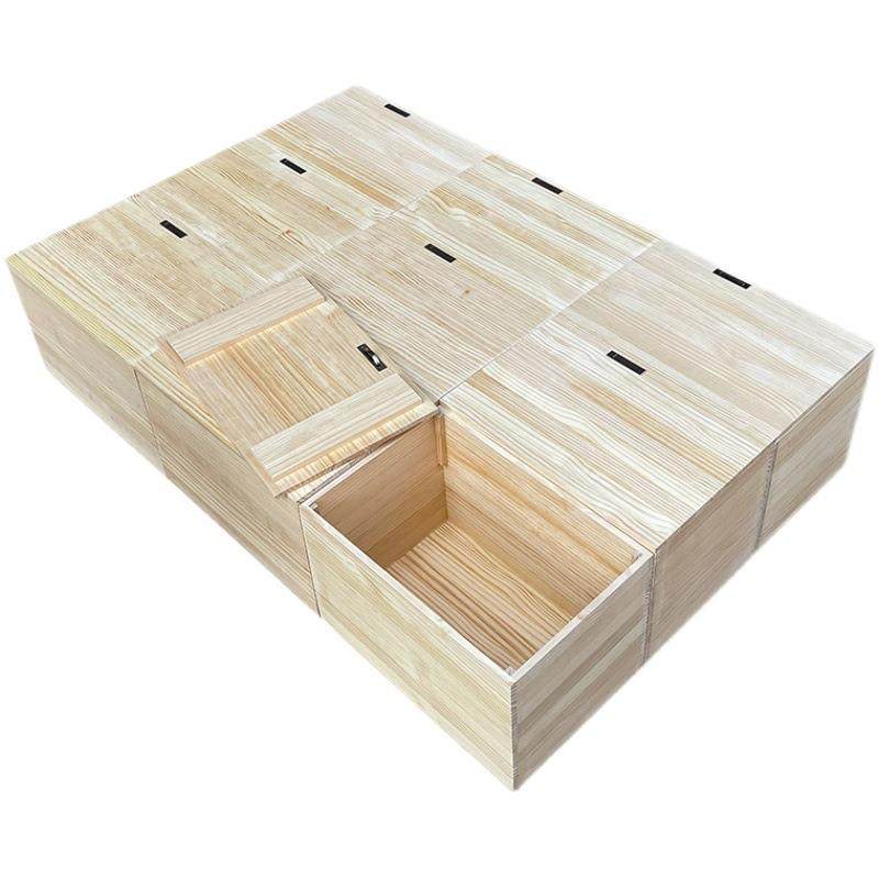 EQ4F榻榻米木箱拼床自由组合小户型卧室加宽飘窗地台柜实木收纳箱,淘宝优惠券,粉丝福利购,淘宝优惠卷