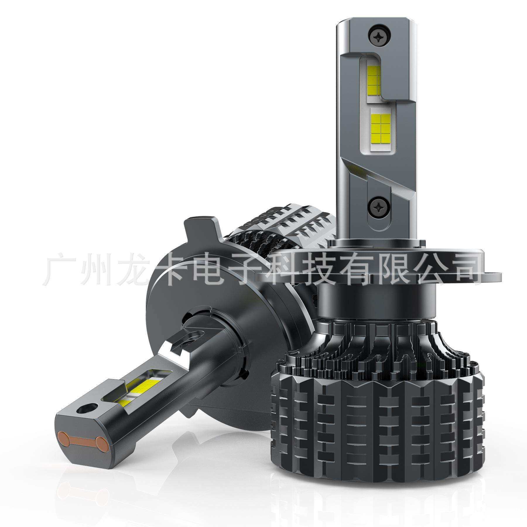 厂家直供新款双铜管高亮12V 24V货车通用 宽压三色LED汽车大灯,淘宝优惠券,粉丝福利购,淘宝优惠卷