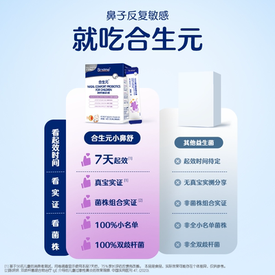 合生元小鼻舒儿童益生菌鼻敏
