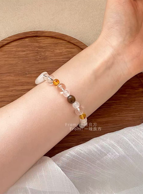 【霁月寒】一味良方原创新中式饰品手工串珠手链男女生百搭手串