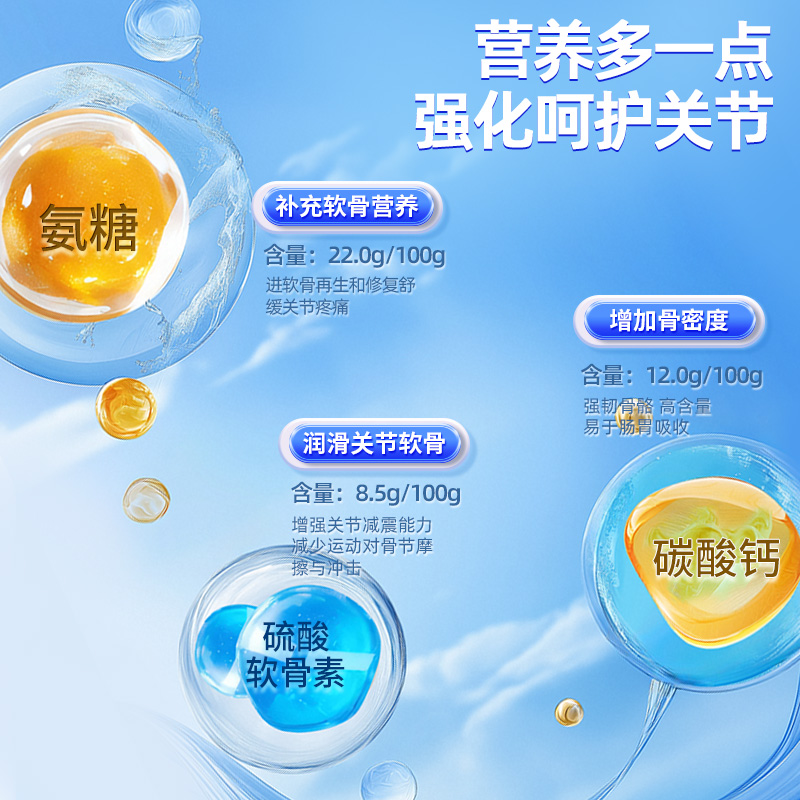 999氨糖软骨素钙片中老年人护关节疼痛官方旗舰店正品补骨质疏松