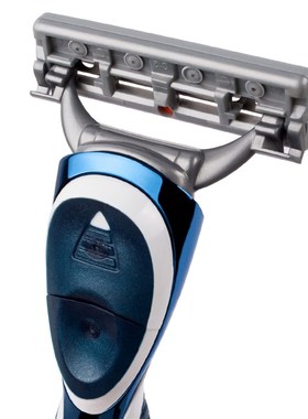 QShave Orange Series 3 Layer Razor Blade Refill Men Manual S