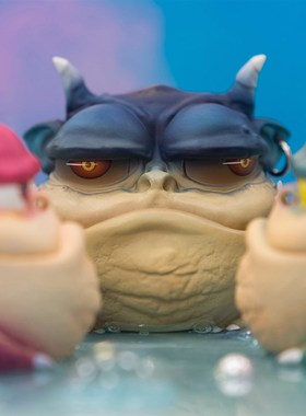 顽去招财创意金蟾中式摆件工艺品驱邪避煞桌面家居旺财开业送亲友