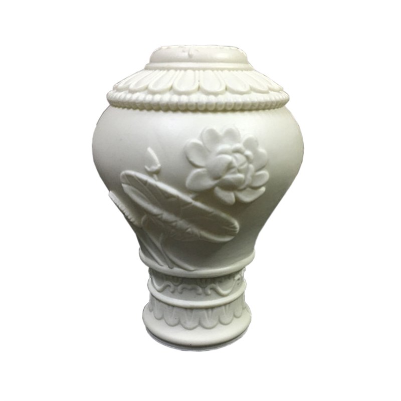 荷花头窗帘杆装饰头罗马杆头堵头堵口封口杆头窗帘配件辅料吹塑头 - 图2