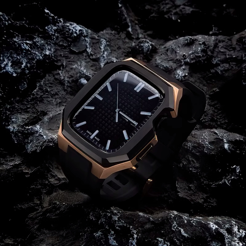 适用苹果手表保护壳表带一体AppleWatch11表壳Ultra4/3改装iWatch10搭配S11金属iWatchUltra2外壳S10全包SE - 图3