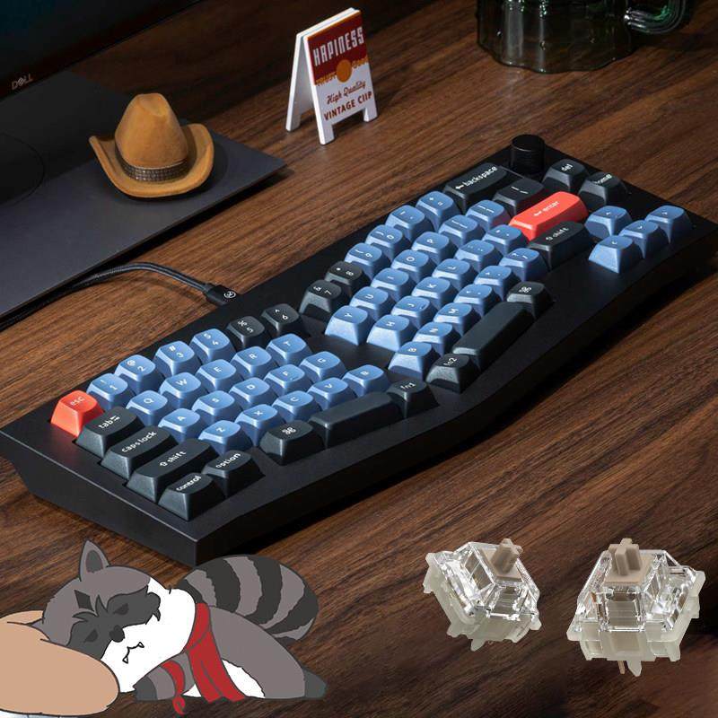 Keychron Q8客制化有线 线机械键盘Alice人体工学热插拔Gasket铝,淘宝优惠券,粉丝福利购,淘宝优惠卷