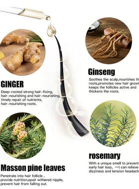 好货Rosemary Hair Oil 60ml Anti Hair Loss Fast Growth Essenc
