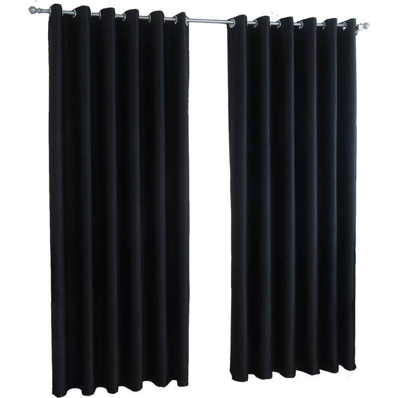 双面黑色全遮光窗帘布个性拍照摄影遮阳防风保暖飘窗卧室窗帘成品,淘宝优惠券,粉丝福利购,淘宝优惠卷