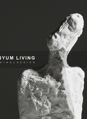 简约现代轻奢售楼处艺术抽象陶瓷人物雕塑摆件家居样板间软装饰品