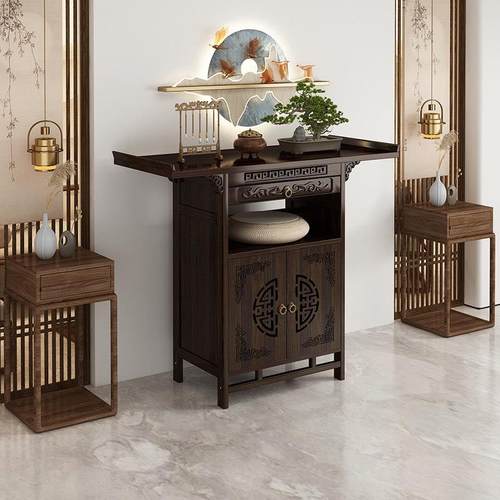 新中式中堂桌供桌八仙桌条案神台香案佛台家用香桌案台佛龛柜神龛 - 图2