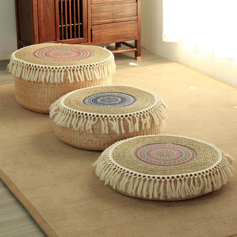 坐垫草墩榻榻米蒲团禅修打坐拜佛地垫跪垫冥想地上打座专用垫坐墩,淘宝优惠券,粉丝福利购,淘宝优惠卷