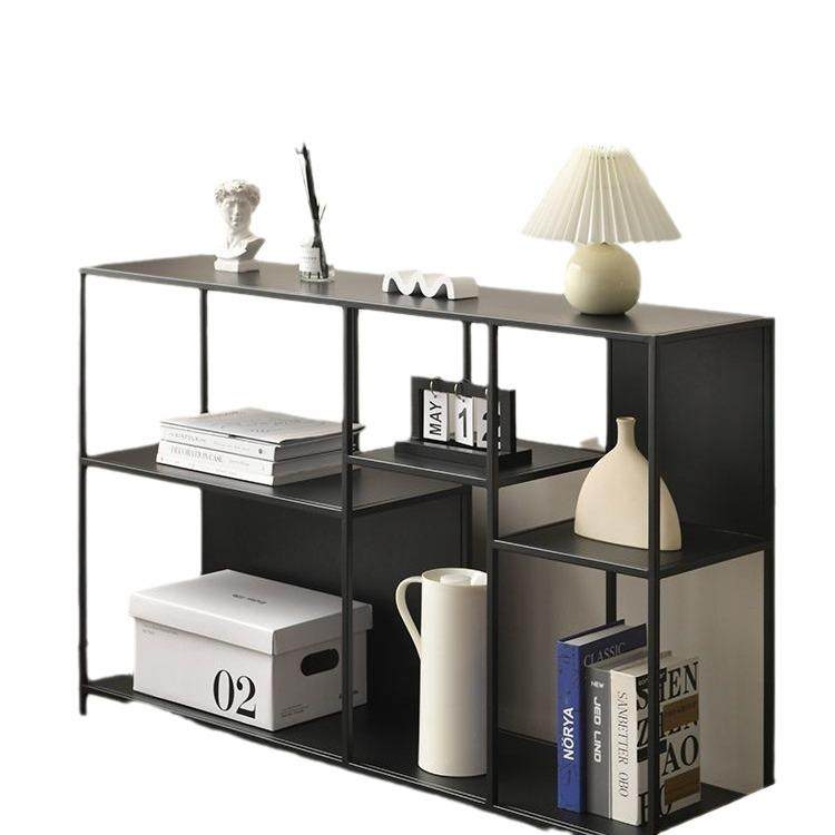 铁艺书架卧室落地极简置物架客厅专用多层矮书架桌面网红收纳架子,淘宝优惠券,粉丝福利购,淘宝优惠卷