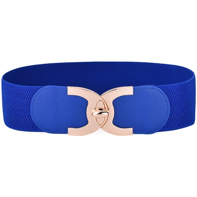 Wide Elastic Waist Belt Ladies Retro Fashion Cinch Stchy Sty - 图3