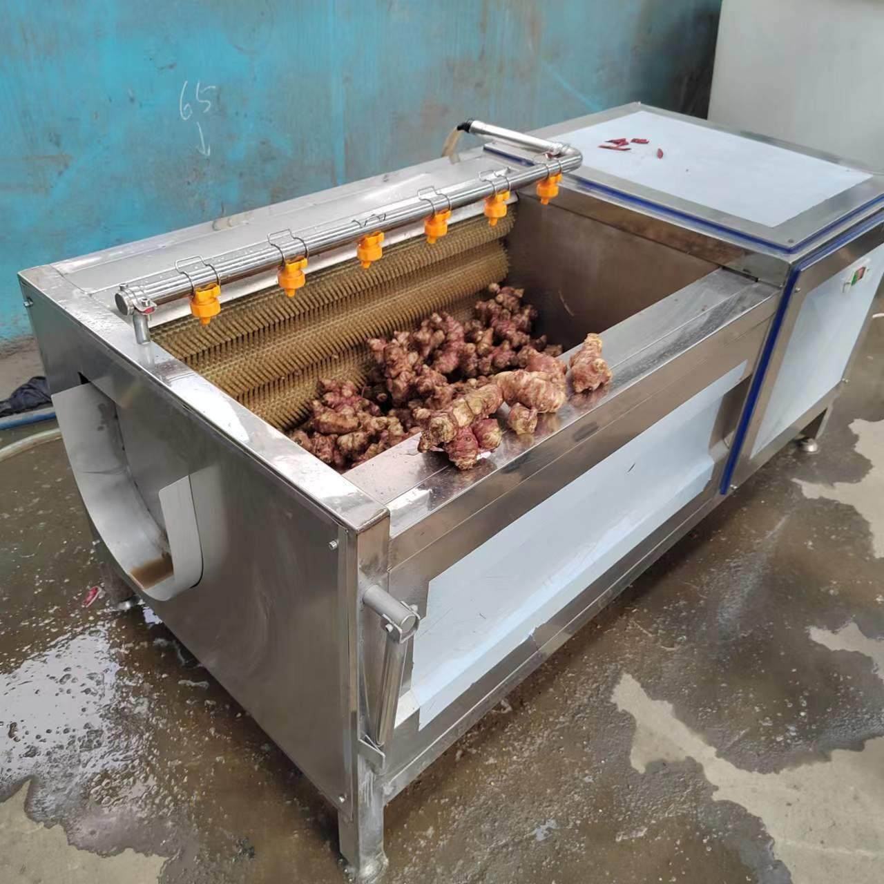 洗咸菜机器滚筒式根茎类蔬菜清洗机芥菜疙瘩清洗机红薯清洗机,淘宝优惠券,粉丝福利购,淘宝优惠卷