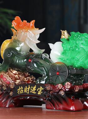 招财貔貅玉白菜摆件店铺开业礼品开店送礼客厅办公室收银台装饰品