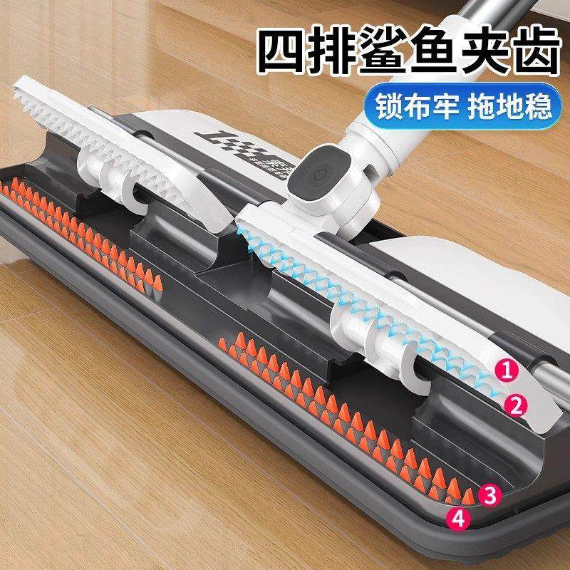 索邦夹布拖把静电除尘2024新款平板拖把家用一拖净吸尘纸懒人拖地,淘宝优惠券,粉丝福利购,淘宝优惠卷