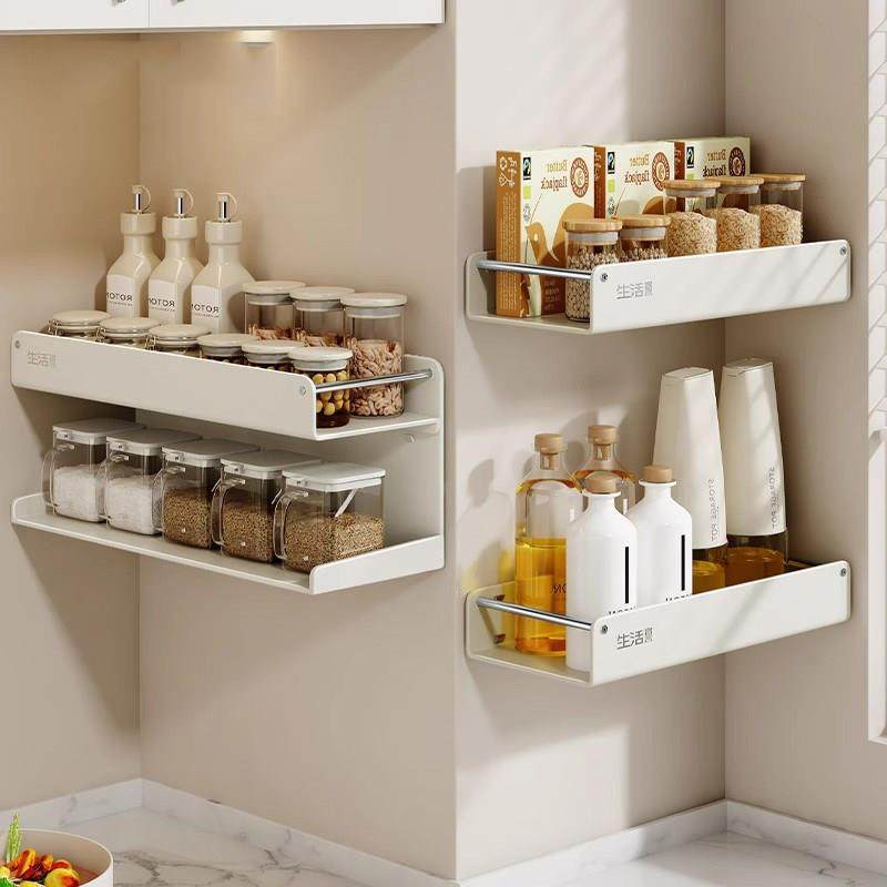 德国厨房置物架家用免打孔壁挂式不锈钢多功能调料品调料罐收纳架,淘宝优惠券,粉丝福利购,淘宝优惠卷
