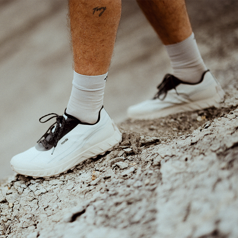 norda 002低帮越野跑鞋男鞋雪山白Dyneema户外登山轻便运动鞋 - 图3