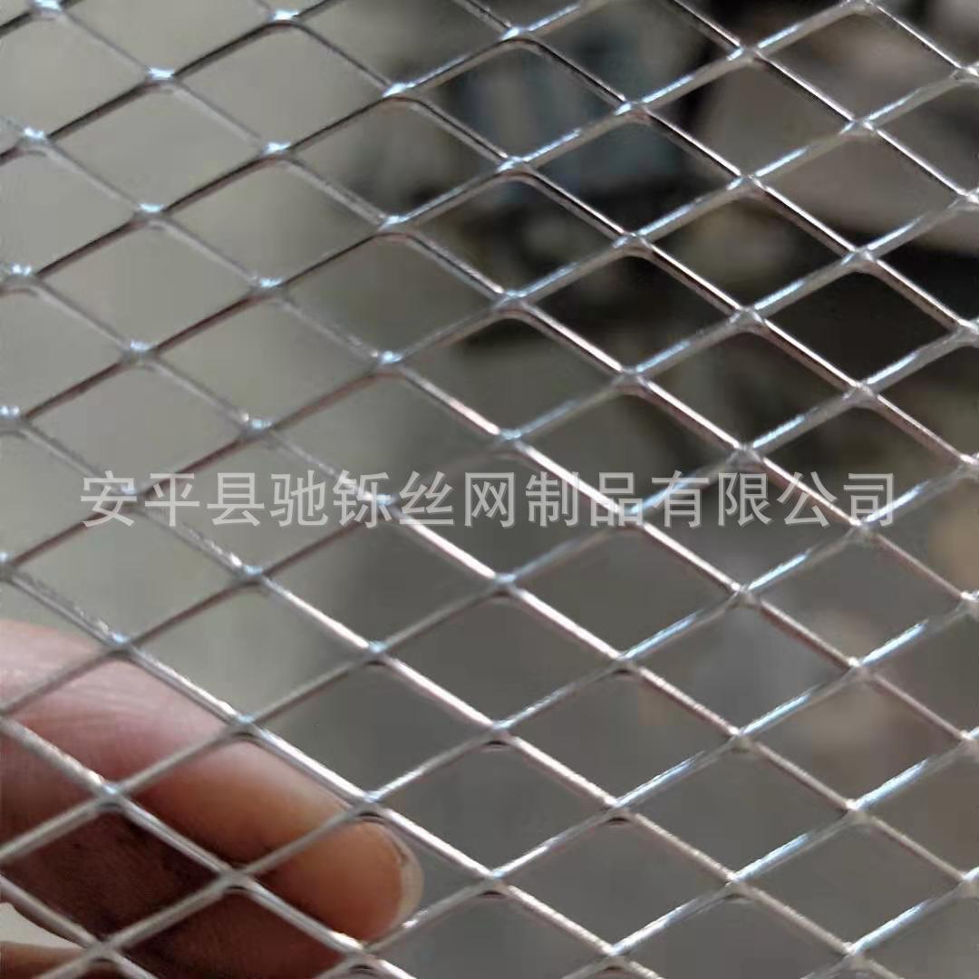 镀锌铁丝网菱形钢板网片装饰网不锈钢小孔菱形网格幕墙装饰悬吊式 - 图3