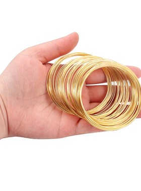 100Loops/Lot 0.6mm Memory Beading Steel Wire Beading Wire Fo