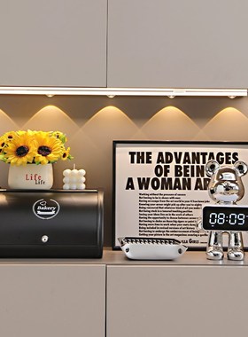 高档玄关装饰摆件客厅进门入户钥匙收纳轻奢高级感暴力熊家居饰品