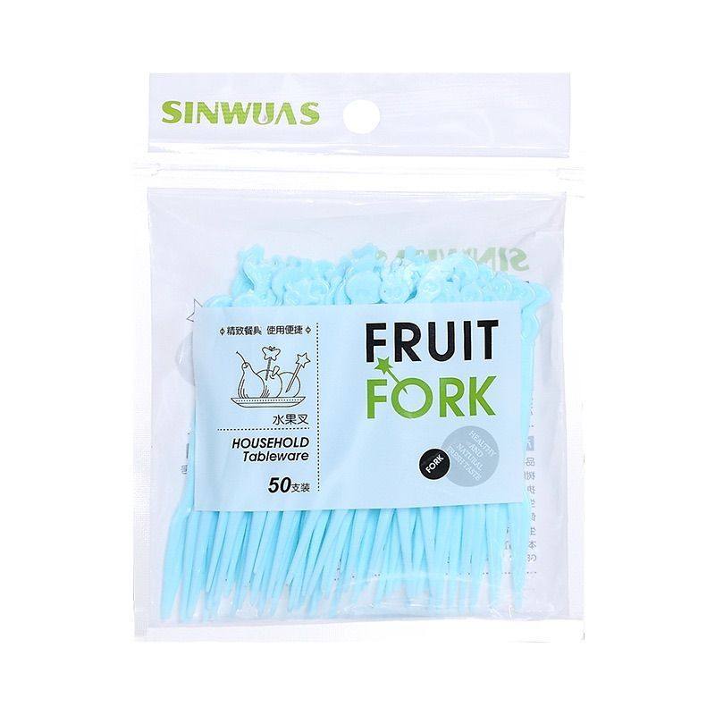 水果叉套装水果签一次性塑料两齿家用吃水果蛋糕甜品叉点心小叉子,淘宝优惠券,粉丝福利购,淘宝优惠卷