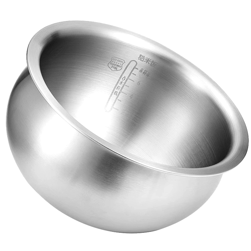 适用苏泊尔电饭煲内胆316L不锈钢球釜3/4升5L内锅铜晶火旋风通用,淘宝优惠券,粉丝福利购,淘宝优惠卷