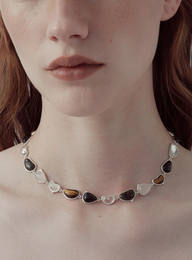 OLIO E ACETO油醋汁·纯银秘境拼接项链