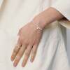 OLIOEACETO sterling silver particle ring