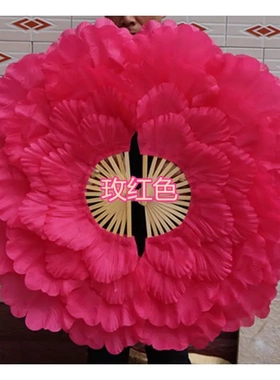 厂家直销牡丹花大花瓣扇子新款
