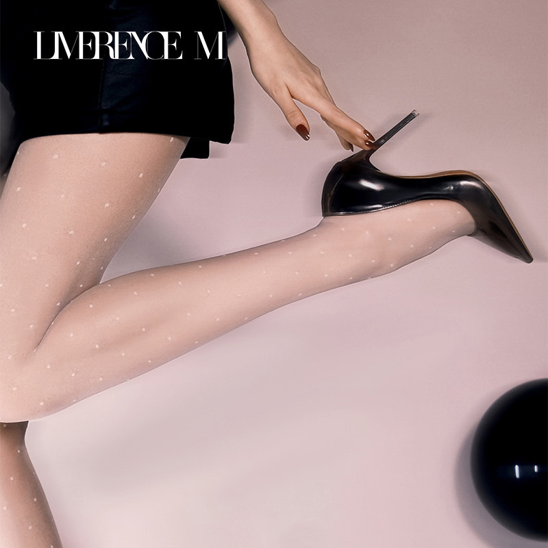 涞觅「波卡圆点」无缝深裆波点丝袜女薄款性感夏季美腿时尚连裤袜,淘宝优惠券,粉丝福利购,淘宝优惠卷