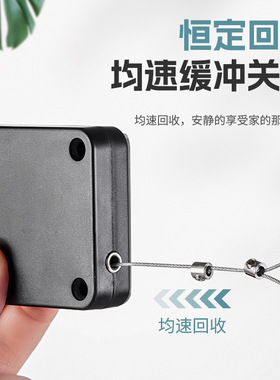 大拉力自动收线盒工具悬挂可停顿定位回缩卷线器多种应用拉伸线