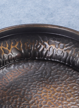 水财神底盘纯铜鎏金水供底盘五路财神供奉盘摆件藏传密宗水供底盘