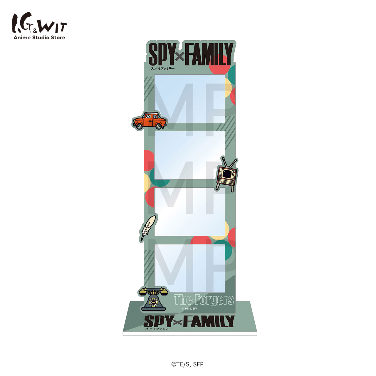 I.G WIT 间谍过家家亚克力装饰框原版日谷动漫周边礼物正版授权 - 图0