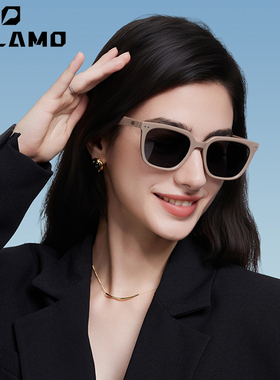 帕拉莫墨镜女款2025新款方框高级潮流大脸显瘦时尚防紫外线太阳镜