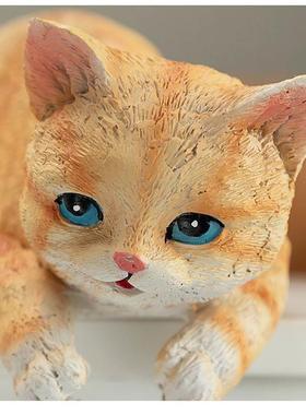 创意摆件家居饰品客厅桌面猫咪欧式房间布置装饰品摆设节日礼物