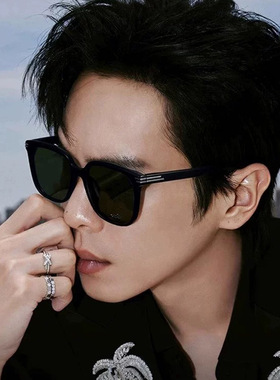 新款男士防紫外线开车防晒墨镜高级感韩版大框显脸小太阳眼镜