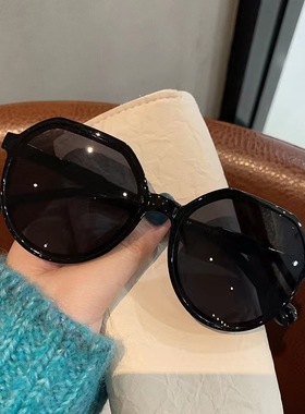 墨镜女夏防紫外线太阳眼镜男士开车潮流新款时尚圆脸网红眼镜