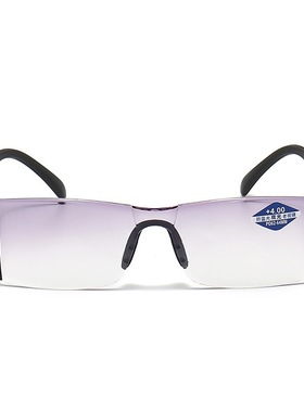 新款双光防蓝光老花镜看远看近老年人专用高清防疲劳半框老人眼镜