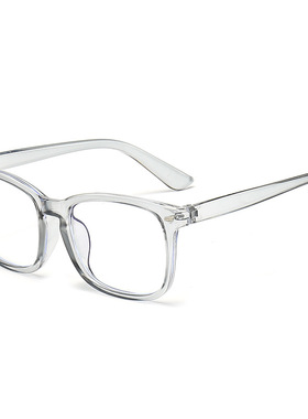 新款素颜近视镜眼镜架女黑框大脸防蓝光平光镜男大框眼镜框