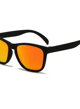 外贸运动偏光太阳镜男士时尚驾驶防紫外线炫彩弹性漆墨镜新款