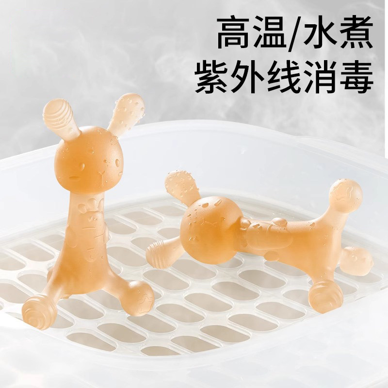 小兔子牙胶婴儿磨牙棒宝宝咬胶3口欲期玩具6个月小月龄防吃手4,淘宝优惠券,粉丝福利购,淘宝优惠卷