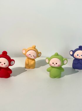 【超治愈！超可爱】天线宝宝diy可视门铃装饰入户门玄关可爱摆件