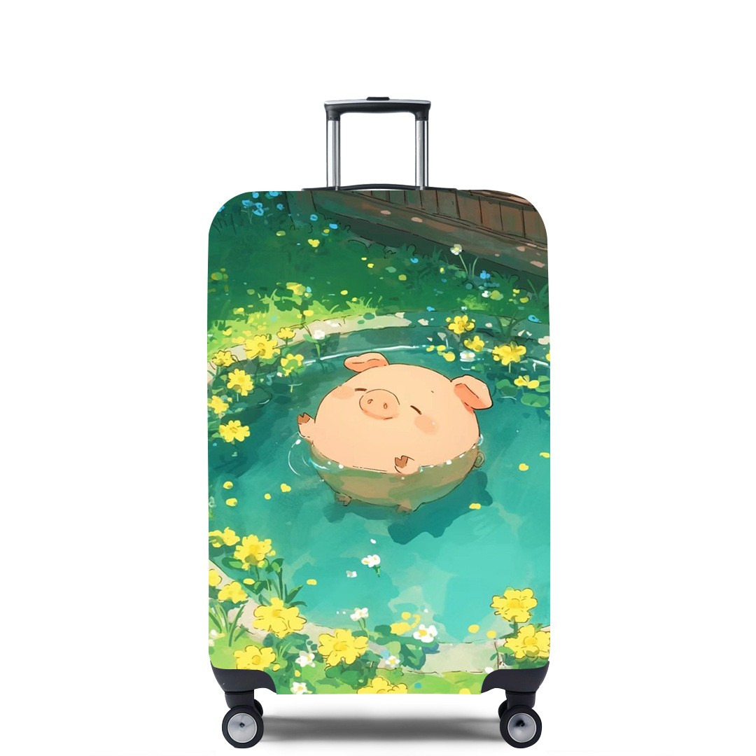 嫌弃猫弹力箱套拉杆箱旅行旅游登机行李皮箱保护罩防尘袋耐磨加厚 - 图2