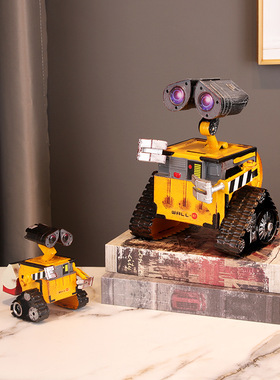 创意瓦力机器人金属纸巾盒摆件复古客厅门厅钥匙托盘手工铁皮摆件