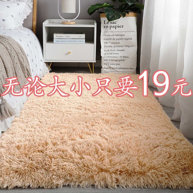 加厚长毛绒丝毛客厅卧室飘窗休闲少女床边房间大面积满铺地毯地垫,淘宝优惠券,粉丝福利购,淘宝优惠卷