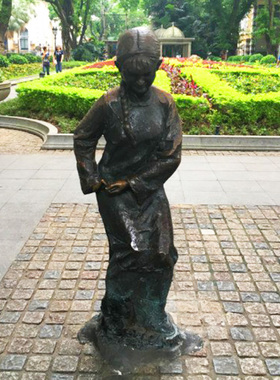 户外广场大型铜雕人物雕塑园林景观文明礼仪塑像纪念馆艺术品摆件