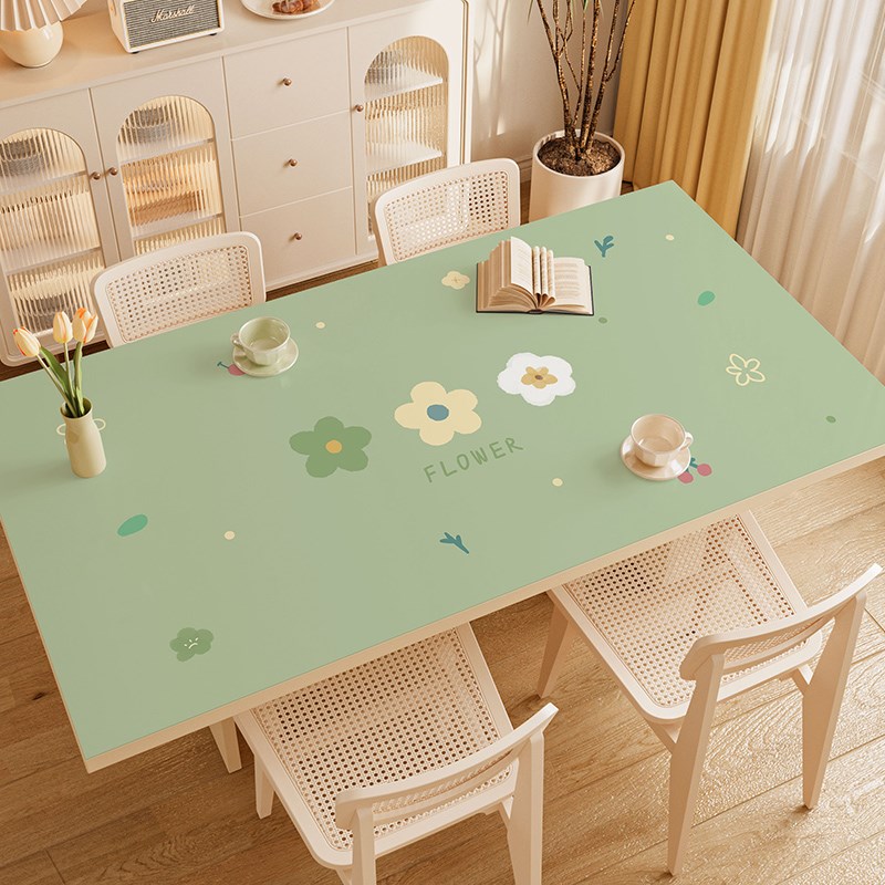餐桌垫防油防水pvc软玻璃轻奢高挡2023年新款家用桌面垫免洗防烫 - 图1