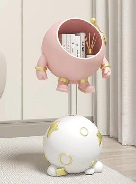 新款直销轻奢大型胖墩宇航员落地收纳摆件家居客厅沙发旁电视柜卧