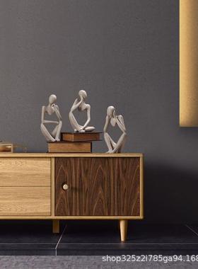 直销新款跨境爆款轻奢抽象人物家居客厅酒柜摆件办公室玄关桌面装